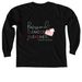 5K Christmas 2023, a Black Comfort Colors Long Sleeve Tee