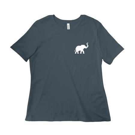 Ericka is Ready on Day One, a Vintage Navy Women?s Relaxed Cotton Tee