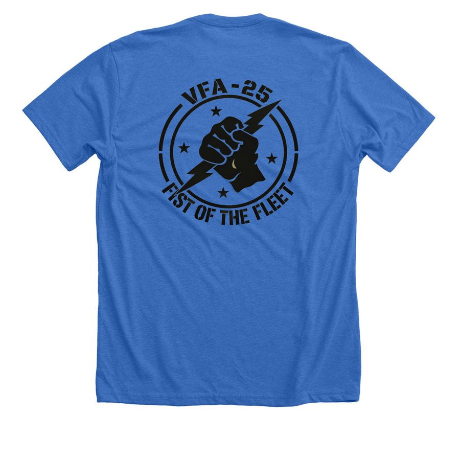 25 logo Unisex and Mens&nbsp;, a Heather True Royal Premium Unisex Tee