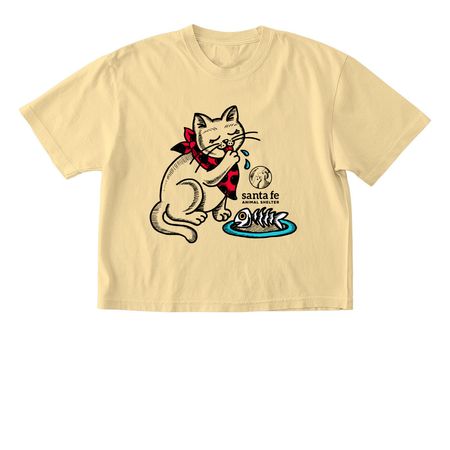 Lunch Time Boxy Tee, a Butter Comfort Colors Boxy Tee