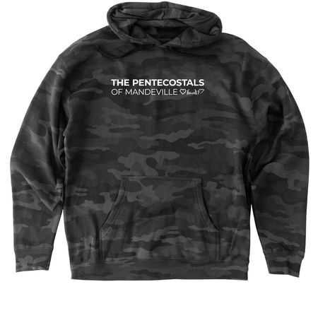 Love Learn Live, a Black Camo Heavyweight Camo Pullover Hoodie