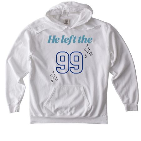 "To Get The 1" Collection, a White Comfort Colors Pullover Hoodie