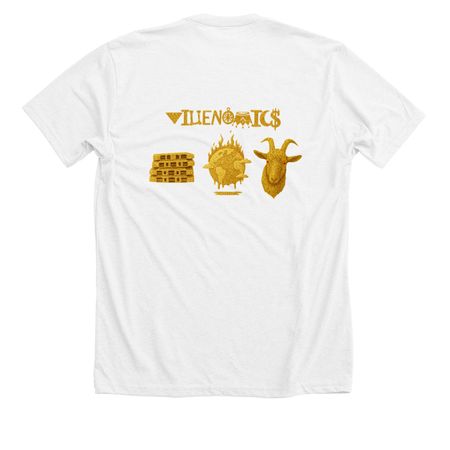 ?Silent Currency: Villenomics 2.6?, a Solid White Blend Premium Unisex Tee