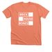 Official Brick House Bones clothing., a Heather Sunset Premium Unisex Tee