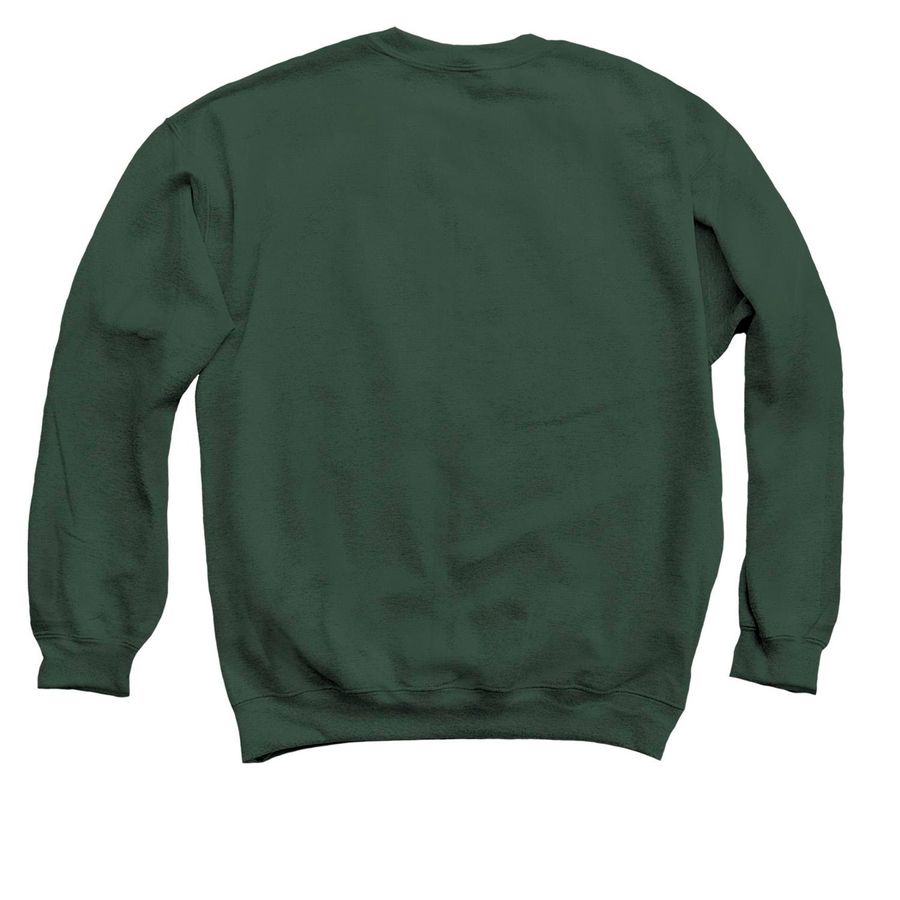Throwback, a Forest Crewneck Sweatshirt (back-view)