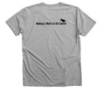 Paws4Potter's 11th Annual Dog Walk, a Athletic Heather Premium V-Neck Tee (back-view)