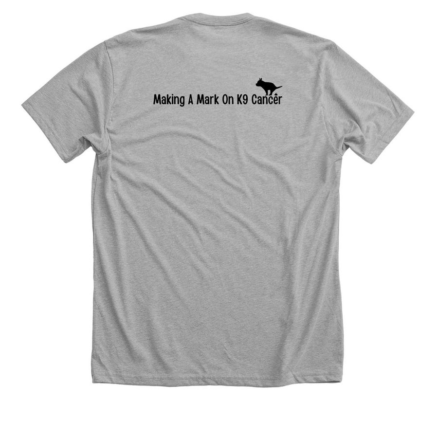 Paws4Potter's 11th Annual Dog Walk, a Athletic Heather Premium Unisex Tee (back-view)