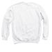 Court Stamps (light color options), a White Crewneck Sweatshirt (back-view)