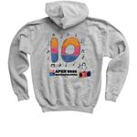 B2R 10 Year Anniversary!, a Sport Grey Youth Pullover Hoodie (back-view)