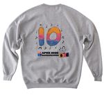 B2R 10 Year Anniversary!, a Sport Grey Softstyle Crewneck Sweatshirt (back-view)