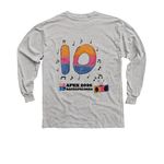 B2R 10 Year Anniversary!, a Sport Grey Youth Long Sleeve Tee (back-view)