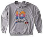 B2R 10 Year Anniversary!, a Sport Grey Gildan Softstyle Pullover Hoodie (back-view)