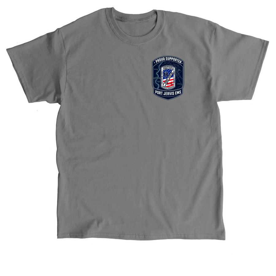 Answering the Call: Port Jervis EMS, a Charcoal Classic Unisex Tee