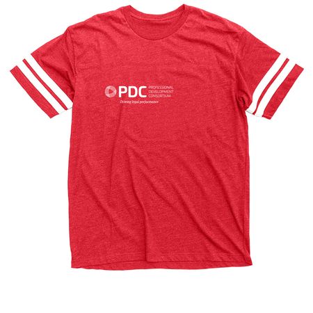 Burt's Walk, a Vintage Red / White Football Jersey Tee