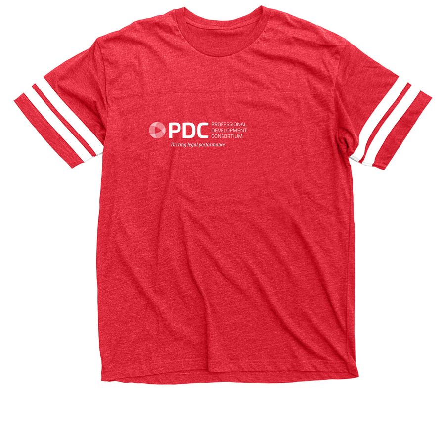 Burt's Walk, a Vintage Red / White Football Jersey Tee