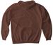 Campus Ministries Cross Hoodie, a Cocoa Softstyle Pullover Hoodie (back-view)