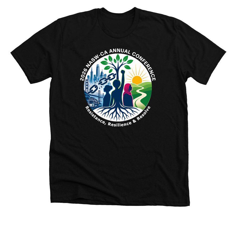 2026 Conference T-Shirt, a Solid Black Blend Premium Unisex Tee