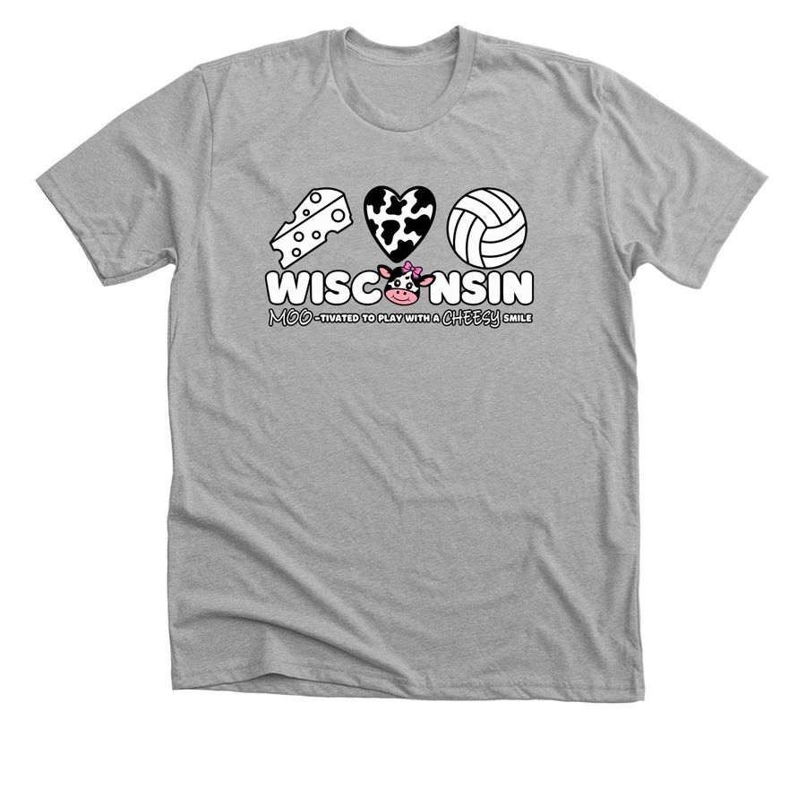 *TEAM FAVORITE* &nbsp;MOO, a Athletic Heather Premium Unisex Tee
