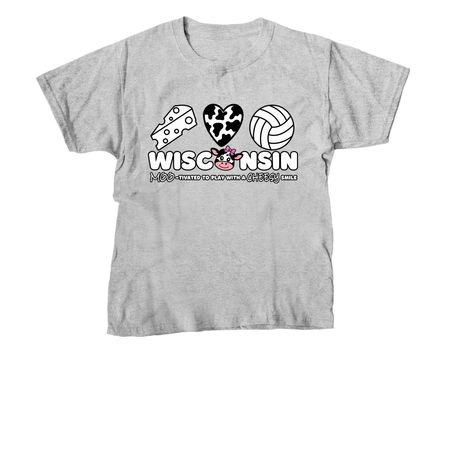 *TEAM FAVORITE* &nbsp;MOO, a Sport Grey Youth Unisex Tee