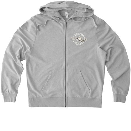 Spring Zip Ups (Neutral)&nbsp;, a Granite Grey Heather Allmade Organic French Terry Zip Up Hoodie
