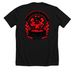 Chili Cook off, a Solid Black Blend Premium Unisex Tee (back-view)