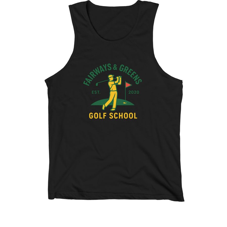 OG Summer Tanks, a Black Premium Cotton Tank