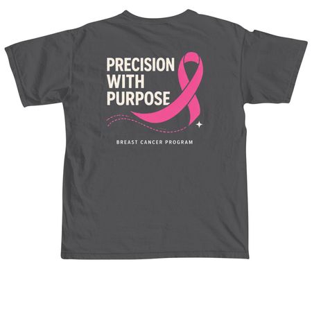 Breast Cancer Program Shirt, a Pepper Comfort Colors Unisex Tee