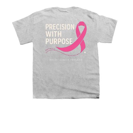 Breast Cancer Program Shirt, a Sport Grey Youth Unisex Tee
