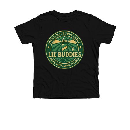 Lil Buddies&nbsp;, a Solid Black Blend Premium Youth Tee