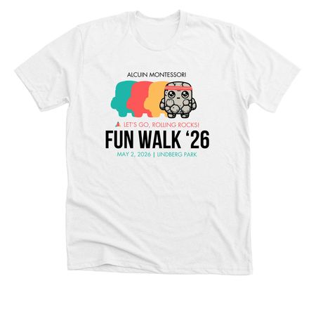 Fun Walk '26, a Solid White Blend Premium Unisex Tee