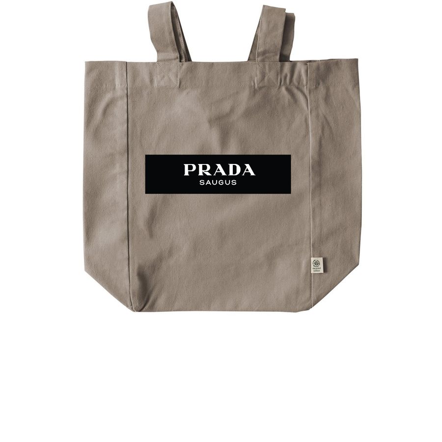 Pradaugus Tote, a Pumice Recycled Cotton Tote Bag