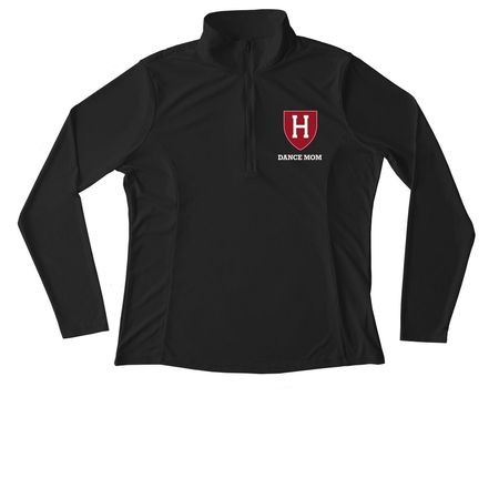 Harvard Dance Mom&nbsp;, a Black Women's Performance Quarter Zip Pullover