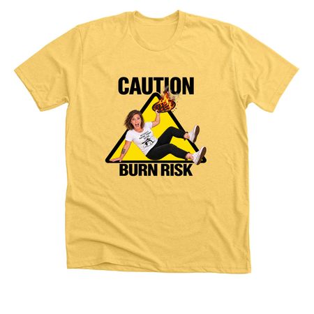 What. I don?t Burn Pizzas.&nbsp;, a Heather Yellow Gold Premium Unisex Tee