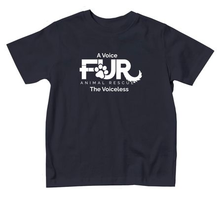 Toddler T FUR Paws, a Navy Toddler Tee