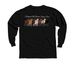 All Breeds, a Black Youth Long Sleeve Tee (back-view)