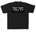 Stay Salty Stay Lit&nbsp;, a Black Heavyweight Garment Dye Tee (back-view)