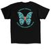 Geneseo Morgan's Message, a Black Classic Unisex Tee (back-view)