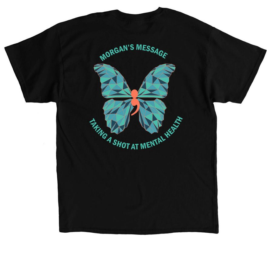 Geneseo Morgan's Message, a Black Classic Unisex Tee (back-view)