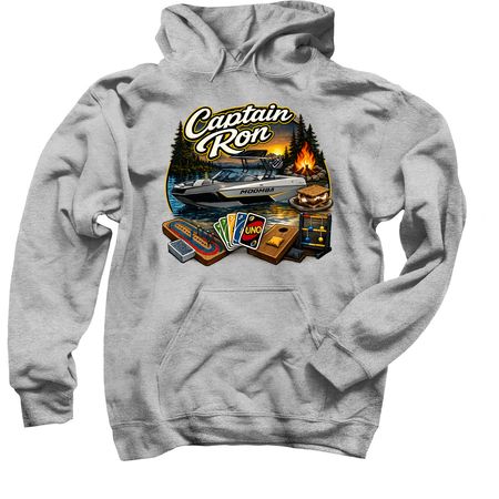 Captain Ron, a Sport Grey Pullover Hoodie