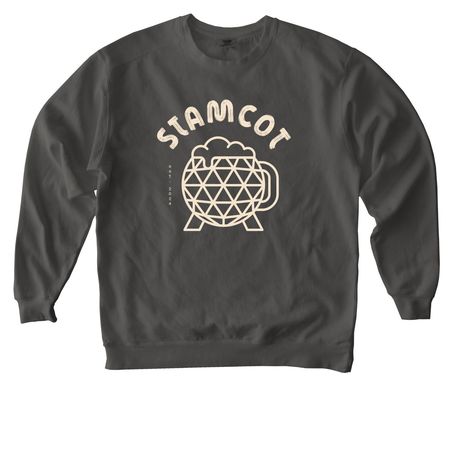Stamcot&nbsp;Logo&nbsp;Shirts & Sweatshirts, a Pepper Comfort Colors Crewneck Sweatshirt
