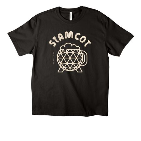 Stamcot&nbsp;Logo&nbsp;Shirts & Sweatshirts, a Black Unisex Heavyweight Tee