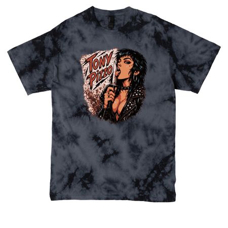 Tony Pizzo cool shirts, a Black Crystal Tie Dye Tee