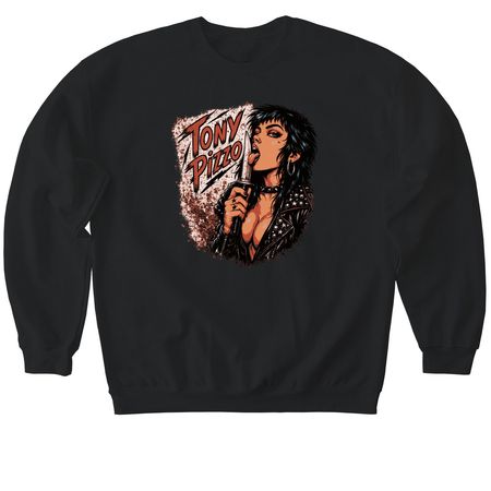 Tony Pizzo cool shirts, a Black Softstyle Crewneck Sweatshirt