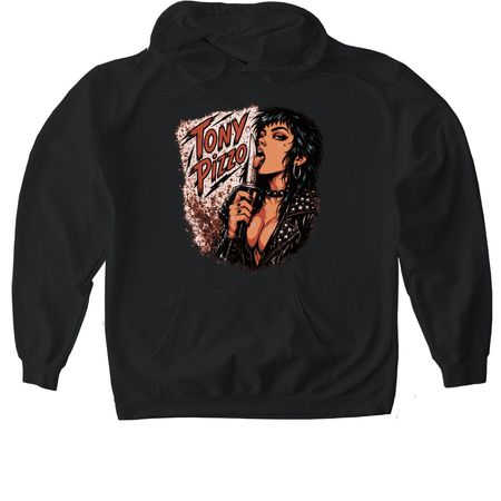 Tony Pizzo cool shirts, a Black Gildan Softstyle Pullover Hoodie
