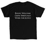 FCC Tee, a Black Classic Unisex Tee (back-view)