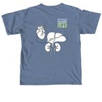 Donate Life NYS- Sara's Running a Marathon, a Blue Jean Comfort Colors Unisex Tee (back-view)