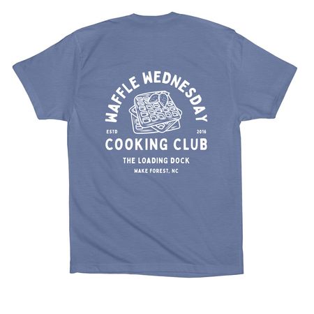 Wake Forest Cooking Club T-shirt, a Lavender Blue Premium Cotton Tee