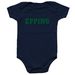 Baby, a Navy Infant Onesie