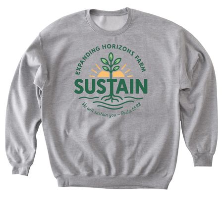 Sustain - 2026, a Sport Grey Softstyle Crewneck Sweatshirt