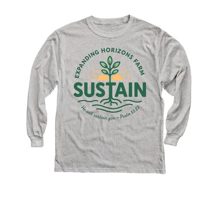 Sustain - 2026, a Sport Grey Youth Long Sleeve Tee